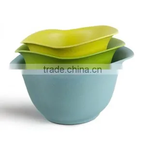 Eco-friendly Bamboo Fiber Salad Bowl 3 Set thumbnail-1