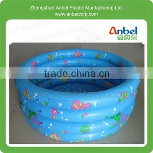 New 60" 4-Ring Pool Inflatable Kids Plastic Swimming Bathtub Paddling Ball Pool thumbnail-1