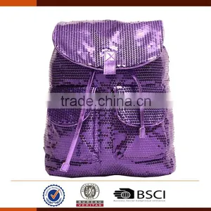 Fashion Sequin School Backpack Bag for Girls thumbnail-1