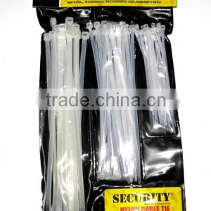 Direct Selling :4.6*300 PA66 Nylon Binding Ties Tensile Strength:40lbs thumbnail-5