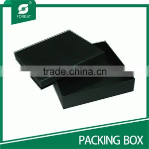 MEDIUM LAMINATED CARDBOARD BALCK BOXES FOR PACKAGING WATCH thumbnail-4