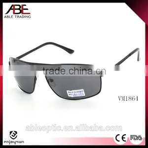 Men 2016 Square Uv400 Lens Polarized American Style Glasses Metal Sunglasses Eyewear OEM thumbnail-1