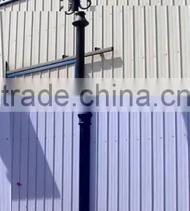 Aluminum Street Lamp Round Lamp Holder With PC Cover thumbnail-2