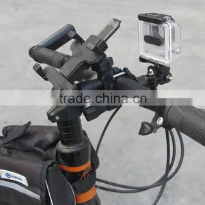Telesin Professional Multi-funcion Bike Handlebar Grip Mount for Mini Ipad & go Pro Camera thumbnail-2