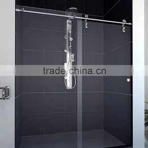 High Quality Frameless Clear Glass Shower Door thumbnail-1