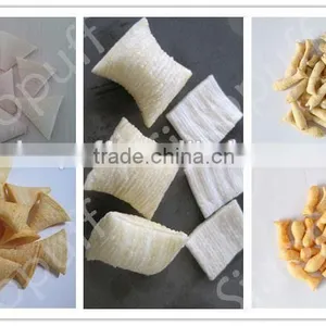 Fried Wheat Flour Snacks Bugles Rice Crust Line/Fried Wheat Rice Crust Snack Machine thumbnail-3