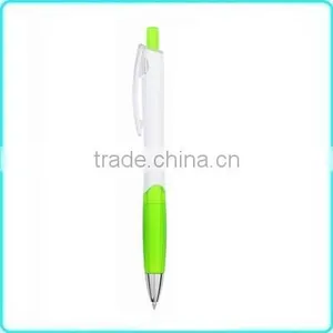 Green Plastic Press Ballpoint Pen,customer Logo Pen thumbnail-1