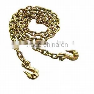 Galvanized Steel Link Chain With Hook, Australian Type. thumbnail-1