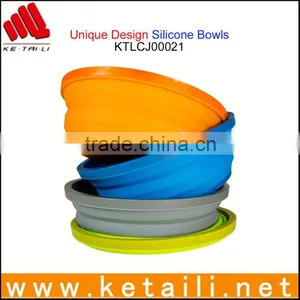 Shenzhen Wholesale Kitchen Utensil Set Silicone Collapsible Bowl thumbnail-1