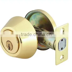 Europe Commercial Anti-theft Stainless Steel Single Cylinder Deadbolt Lock Door Latch Types thumbnail-4