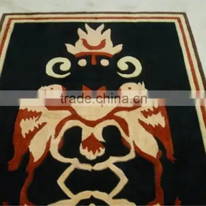 Best Quality Living Room Fine Pattern Deep Cutting Velour Hand Tufted Carpet thumbnail-5