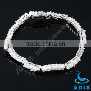 Stainless Steel Bracelet AAA Cubic Zircon Stone Wholesale Manufacturer thumbnail-1