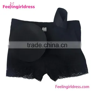 Breathable Removable Pads Hip Up Foam Padded Panties Black thumbnail-5