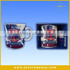 Christmas Designed Waist Drum-shaped Ceramic Mug thumbnail-1