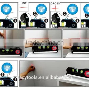 4 in 1 Multi-function Laser Level With Tape Measure thumbnail-5