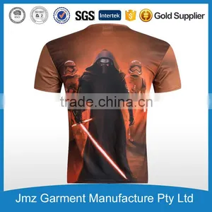 Customized Promotional Printed Tshirt Brand Logo Cheap t Shirt for Men thumbnail-2