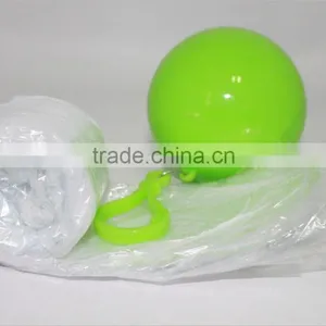 Ball Packed Rain Poncho With Logo Printing on Both Balls and Rain Poncho thumbnail-6