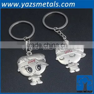 2015 Custom Manufacturer Custom Couple Keychain for Lovers thumbnail-3