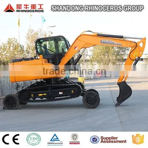 8 Ton Wheel Digger for Sale With Crawler thumbnail-4