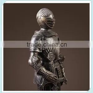 Resin Gothic Armour Knight Figurine Gothic Armour Knight Statue for Home Decoration thumbnail-4