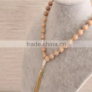 Hot Selling Fashion Design Acrylic Beads Necklace Women Necklace Jewerly thumbnail-6
