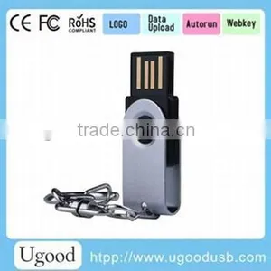 China Supplier Key Ring USB Flash Drive 16GB, 3 Years Warranty Bulk Metal USB Disk, Paypal Acceptable Mini USB Storage thumbnail-5