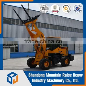 New Compact Pallet Fork Hoflader Small Mini Wheel Loader thumbnail-1