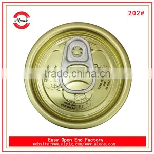 Canned Food Packaging Material 209# Tinplate Easy Open End thumbnail-1