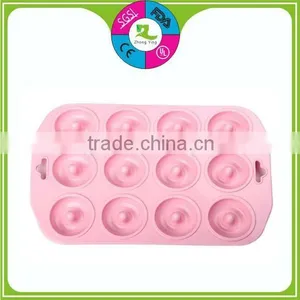 Customized Colors Donut Shaped Cake Silicone Mold thumbnail-6