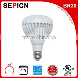 ES UL,CUL,CE,ROHS,FCC Dimmable Led BR30 Bulb for North America thumbnail-1