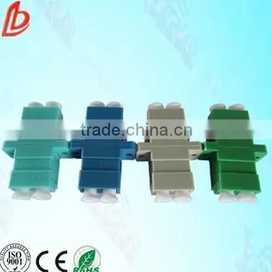 Duplex Singlemode Fiber LC Optic Adapter With Blue Sleeve in Telecommunication Equipment thumbnail-1