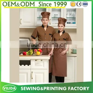 Hot Sale Waiter Uniforms Western Restaurant Uniform Wholesale Waiters Waitress Uniforms thumbnail-3