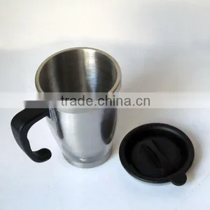12oz Double Wall Transparent Acrylic Stainless Steel Tea Cup thumbnail-2