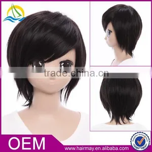 Top Quality Factory Heat Resistant Anime Durarara!! Mikado Ryugamine Cosplay Wig Natural Hair Wig thumbnail-1