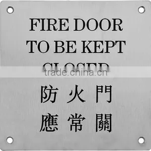 80 Series &100series Stainless Steel Indication Sign or Sign Plate thumbnail-3