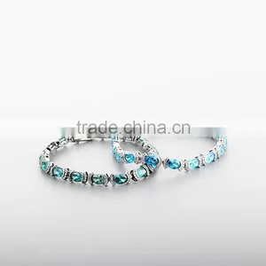 2016 Wholesale Latest Design 925 Silver Lovans Jewelry Stone Bracelet thumbnail-4