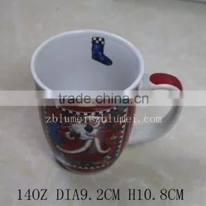 14oz Ceramic Coffee Cups thumbnail-1