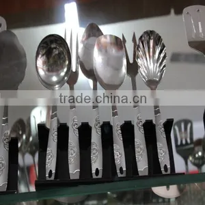 Custom Disposable Silver Plastic Fork Knife and Spoon Individual Wrapped for Airline thumbnail-1