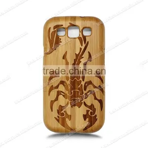 Wood Carving Design Mobie Phone Back Cover for Samsung S3 thumbnail-1