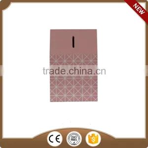 Pink Wooden Piggy Bank thumbnail-1