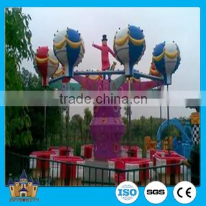 Outdoor Amusement Park Rotary and Swing Rides Samba Balloon Funfair Equipment for Kids thumbnail-1