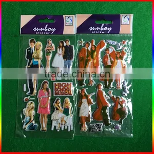 Fashion Boys and Girls Design PVC Sticker Puffy Sticker thumbnail-4