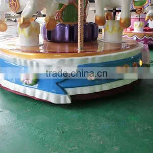 Newest Carousel Games for Kids Ride on Horse Amusement Park Rides Coin Pusher Arcade Game Machine for Sale thumbnail-5