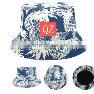 New Boonie Blue Denim Jean Bucket Hat Fruit Washed Fishing Cap thumbnail-3