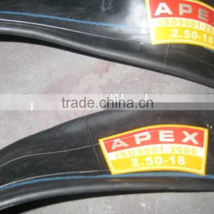 Motorcycle Natural and Butyl Inner Tube 3.25-18 thumbnail-1