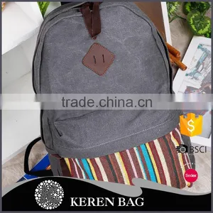 2016 Newest Product Canvas Backpack Wholesale in China Customization Accepted thumbnail-2