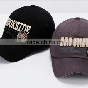 Custom Logo High Quality Flat Embroidery Washed Sports Caps thumbnail-2