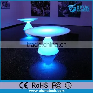 Bar Furniture Led Light up Table, Plastic Rgb Color Change Led Illuminated Table thumbnail-3