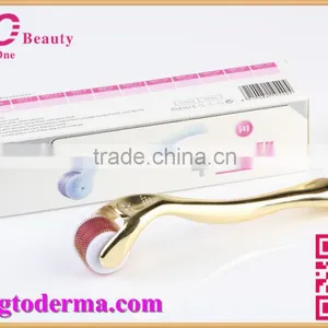 GTO New Designed Gold Handle 540 Count Titanium Microneedle Derma Roller thumbnail-5