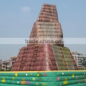 Ancient Architectural Buildings Shaped Inflatable Water Rock Climbing Wall thumbnail-1